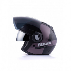 01-img-blauer-casco-de-moto-real-grafica-a-negro-mate-titanium 2