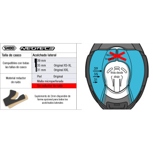 RECAMBIO SHOEI ACOLCHADO... 2