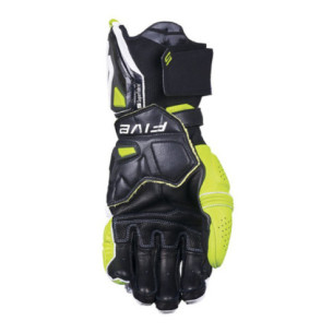 01-img-five-guante-de-moto-rfx1-evo-blanco-amarillo-fluor 2