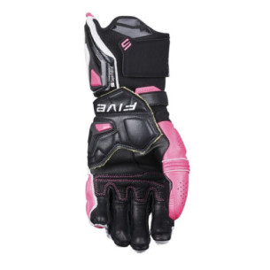 01-img-five-guante-de-moto-rfx1-evo-woman-blanco-rosa 2