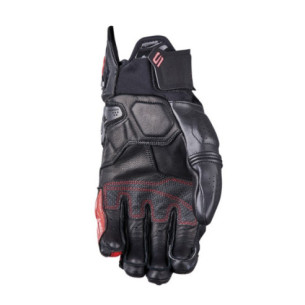 01-img-five-guante-de-moto-sf1-evo-negro-rojo 2